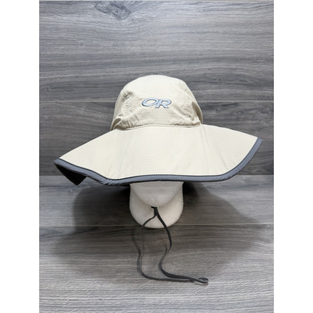 Outdoor Research Sun Hat Khaki Boonie Travel Size Large Hiking Beach Lightweight